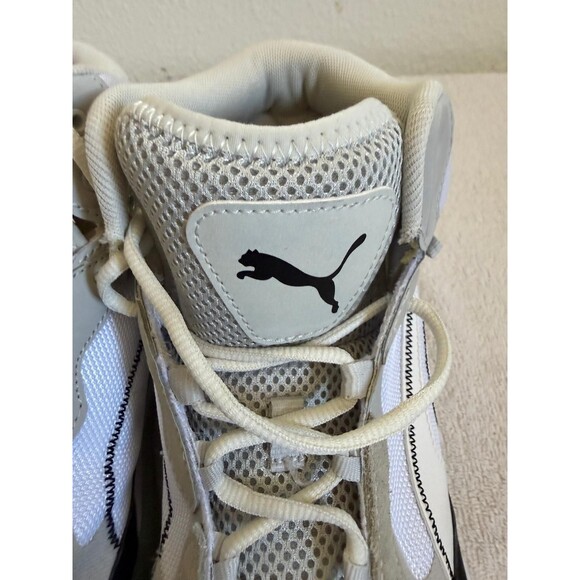 PUMA Mens Playmaker Pro Mid Basketball Sneakers White Black Shoes Size 11 main image 12